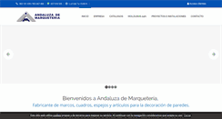 Desktop Screenshot of andaluzademarqueteria.com